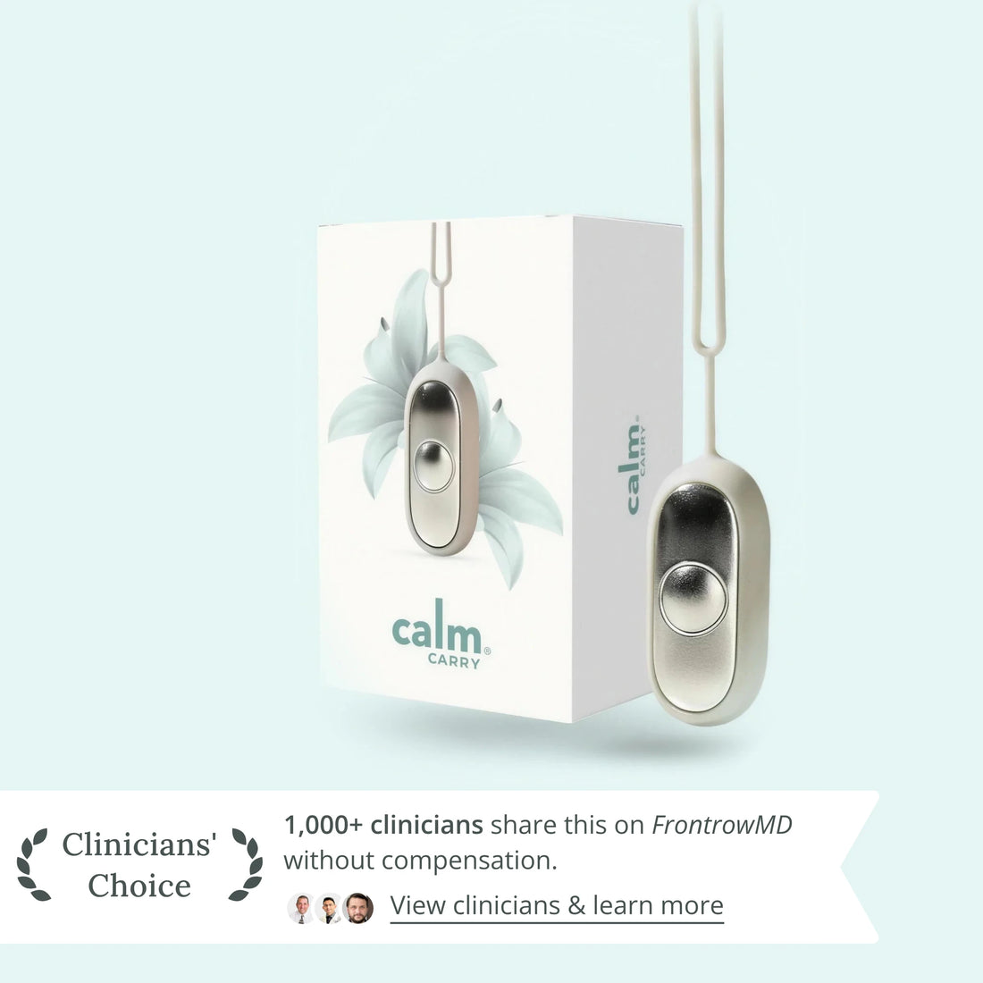 CalmCarry grey sleep device