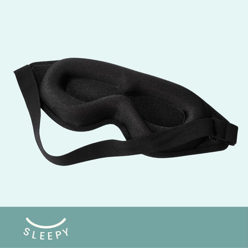 3D Padded Sleep Eye Mask – Soft, Blackout, Blindfold For Travel – Multicolored