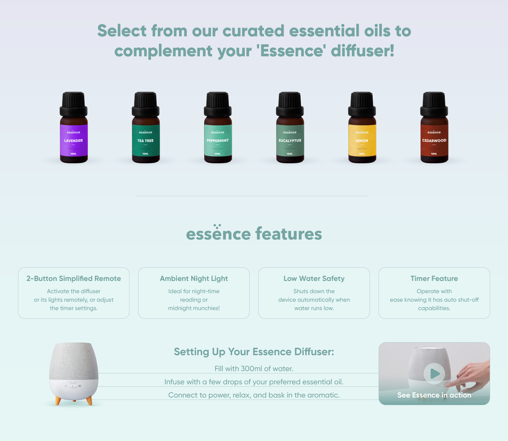 Essence Essential Oils The Glow Company