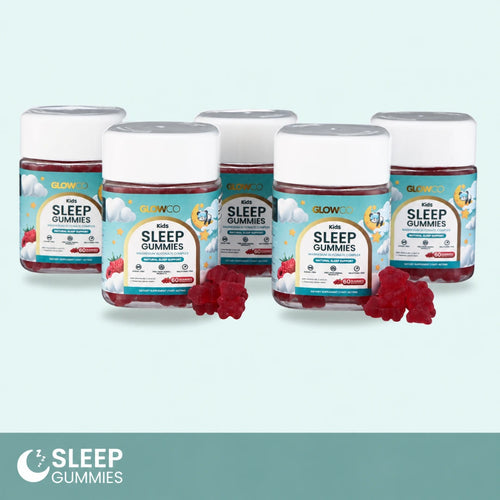 5 Bottles of Kids Sleep Gummies.