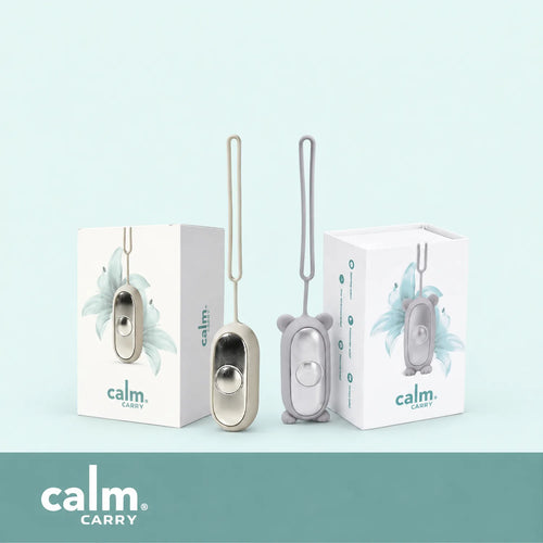 CalmCarry Duo: adult CalmCarry and CalmCarry Kids, each with its box