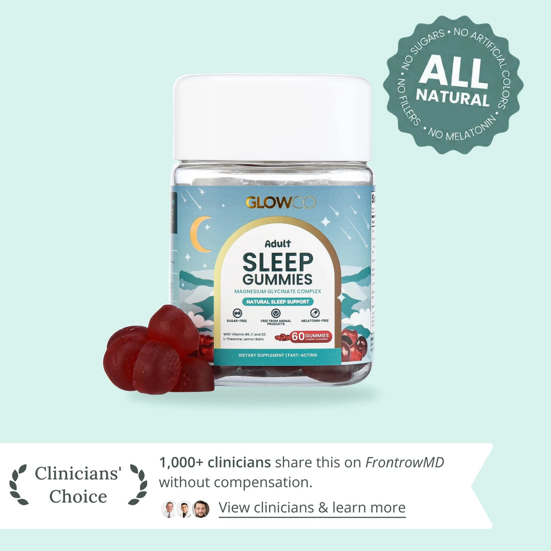 3 Bottles of Adult Sleep Gummies