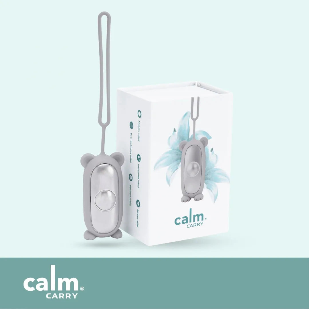 CalmCarry Kids in Grey with box