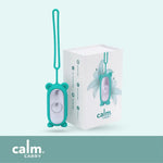 Teal CalmCarry Kids device with its box